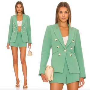 Veronica Beard Emsley Jacket Green